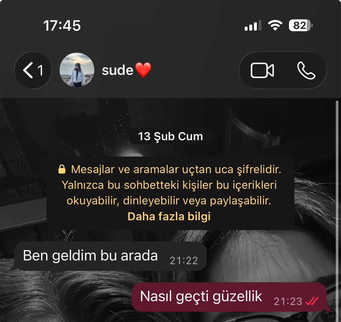 İlk WhatsApp Konuşması
